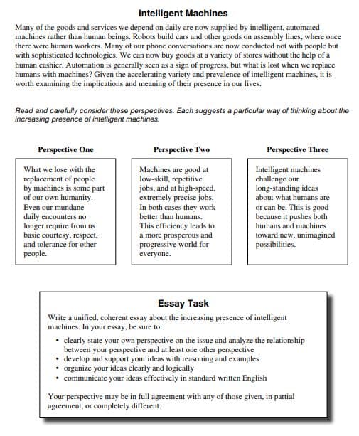 ACT Writing Sample Essays