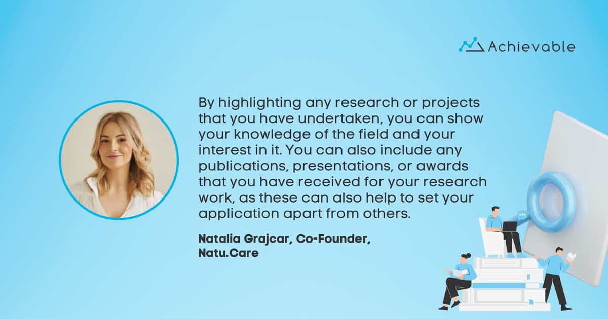 Natalia Grajcar – Pullquote – Achievable